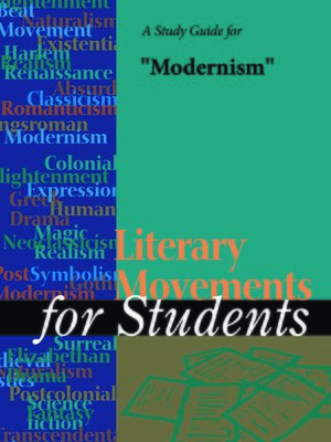 cover image of A Study Guide for "Modernism"